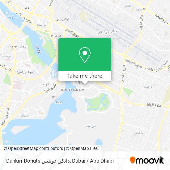 Dunkin' Donuts دانكن دونتس map