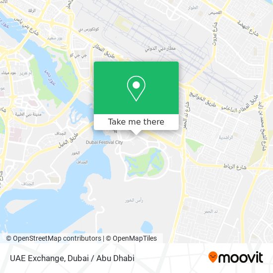 UAE Exchange map