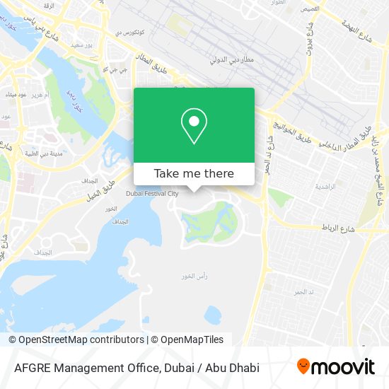 AFGRE Management Office map