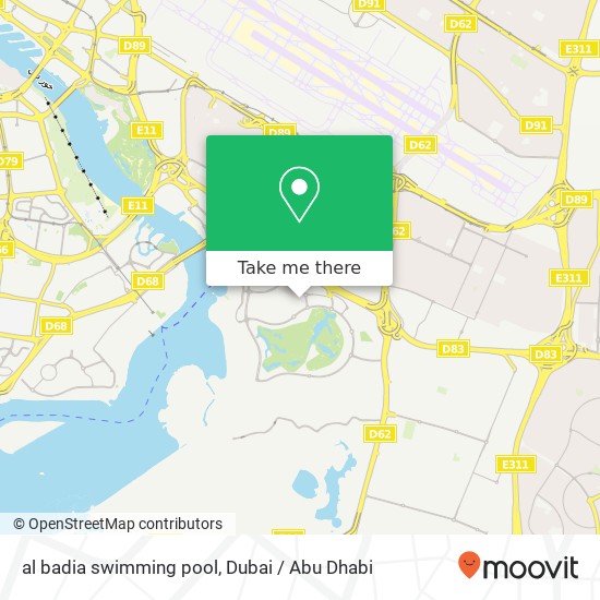 al badia swimming pool map