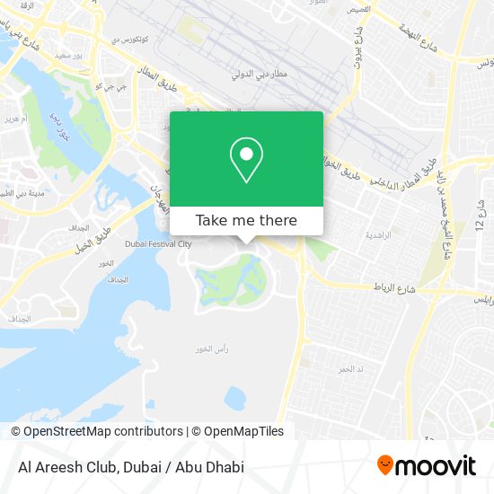 Al Areesh Club map