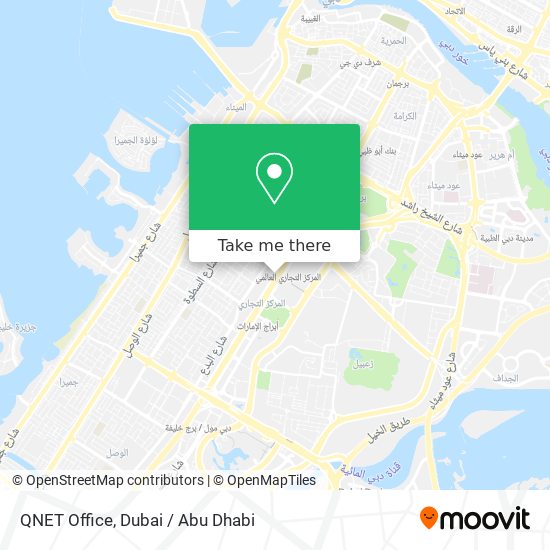 QNET Office map