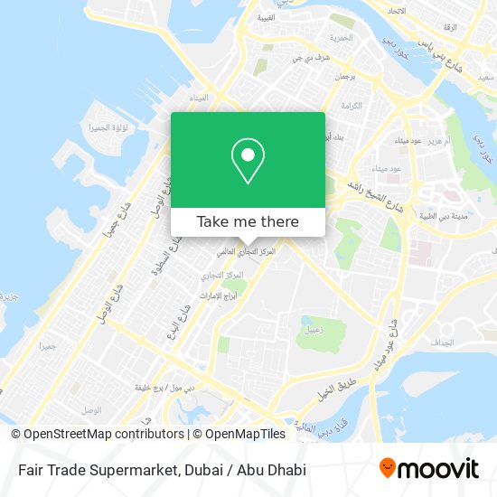 Fair Trade Supermarket map