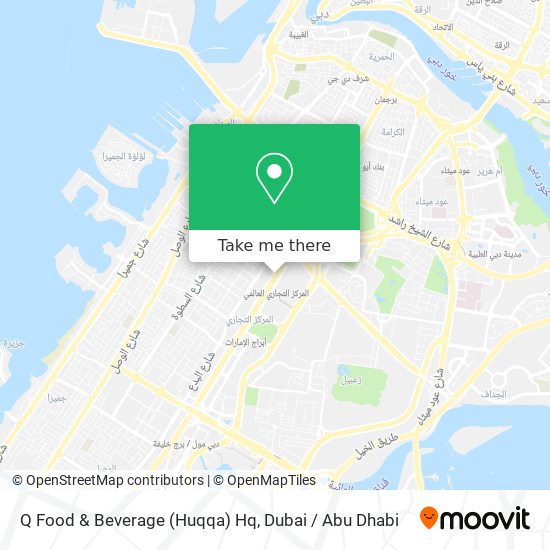Q Food & Beverage (Huqqa) Hq map