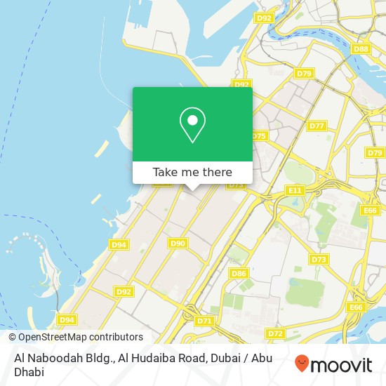 Al Naboodah Bldg., Al Hudaiba Road map