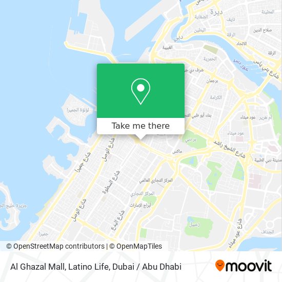 Al Ghazal Mall, Latino Life map