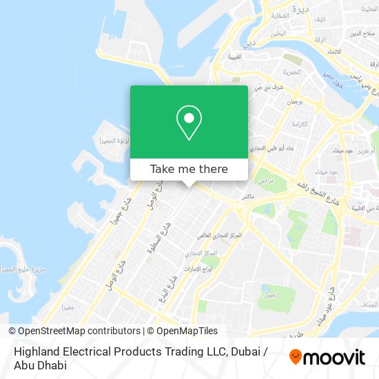 Highland Electrical Products Trading LLC map