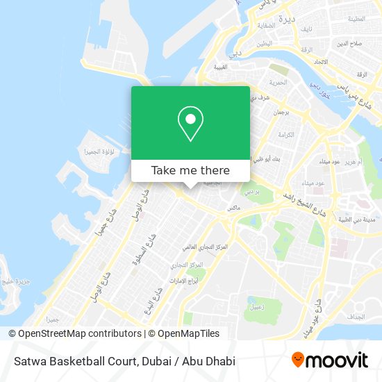 Satwa Basketball Court map