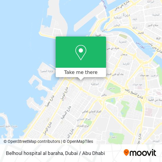 Belhoul hospital al baraha map