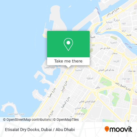 Etisalat Dry Docks map