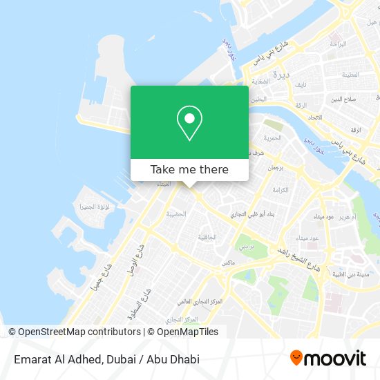 Emarat Al Adhed map