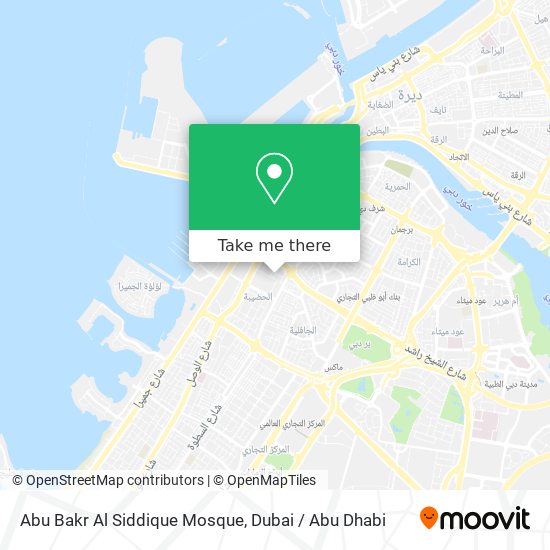 Abu Bakr Al Siddique Mosque map