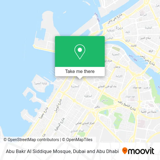 Abu Bakr Al Siddique Mosque map