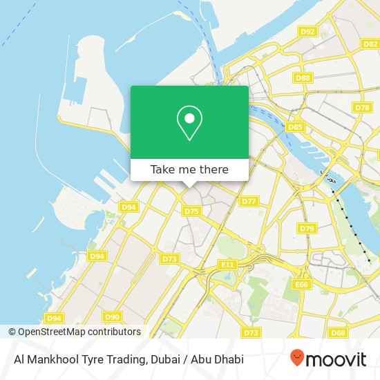 Al Mankhool Tyre Trading map