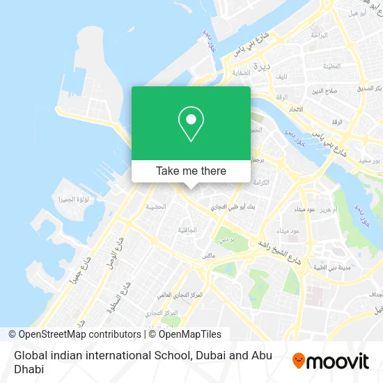 Global indian international School map