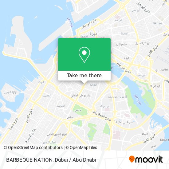 BARBEQUE NATION map