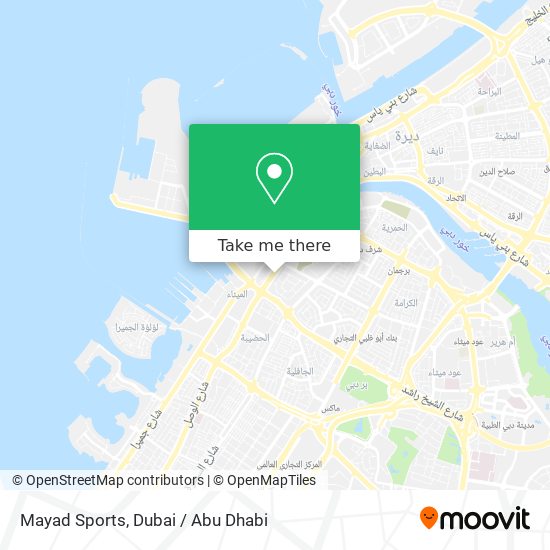 Mayad Sports map