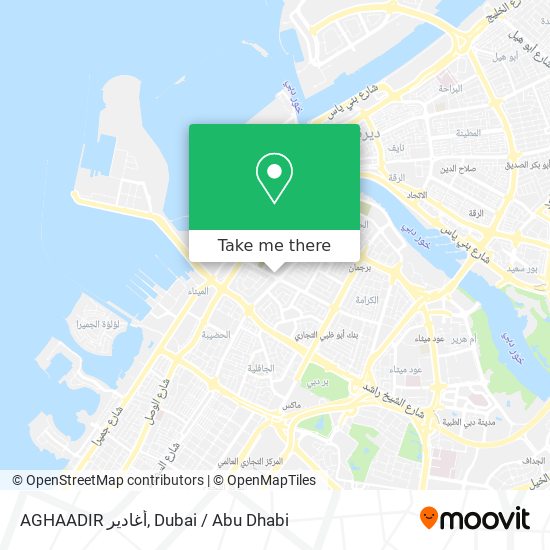 AGHAADIR   أغادير map