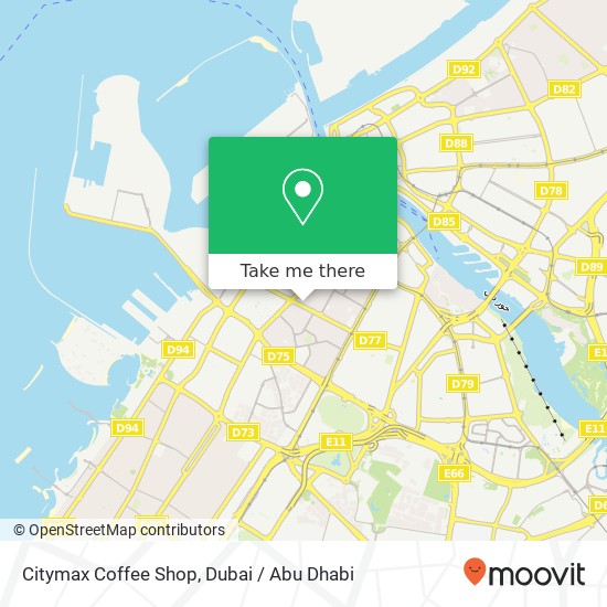 Citymax Coffee Shop map