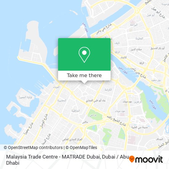 Malaysia Trade Centre - MATRADE Dubai map