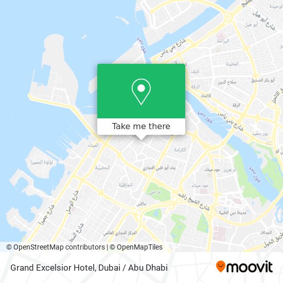 Grand Excelsior Hotel map