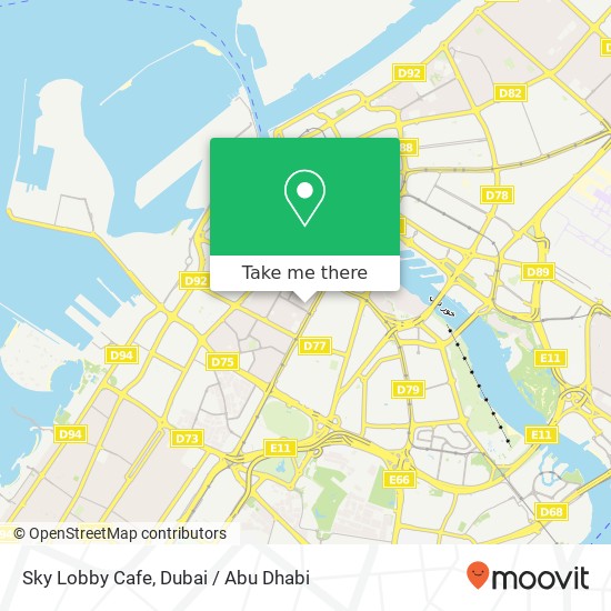 Sky Lobby Cafe map