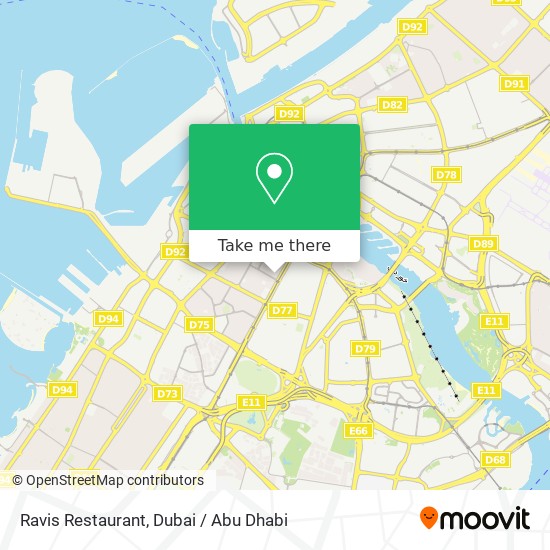 Ravis Restaurant map