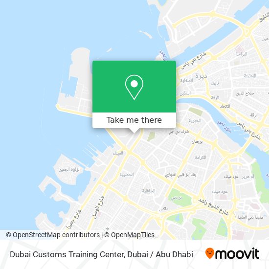 Dubai Customs Training Center map