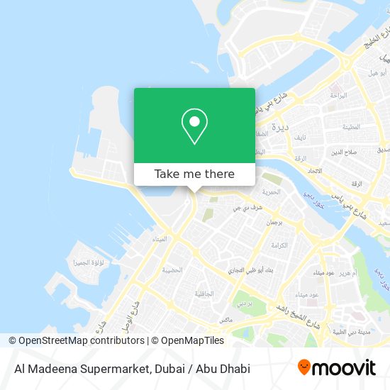 Al Madeena Supermarket map