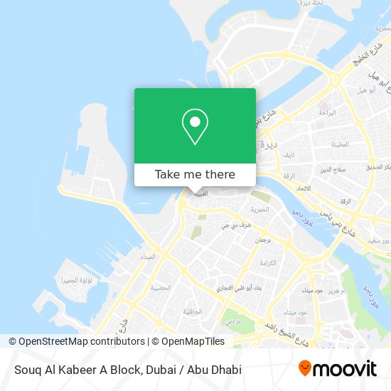 Souq Al Kabeer A Block map