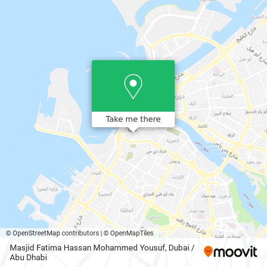 Masjid Fatima Hassan Mohammed Yousuf map