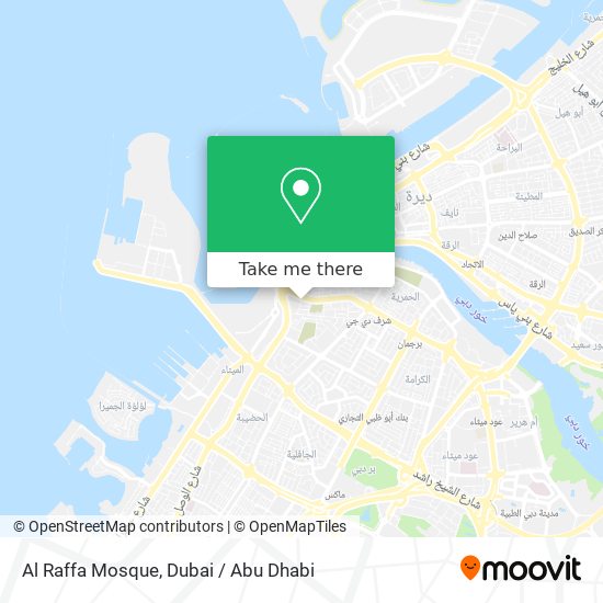 Al Raffa Mosque map