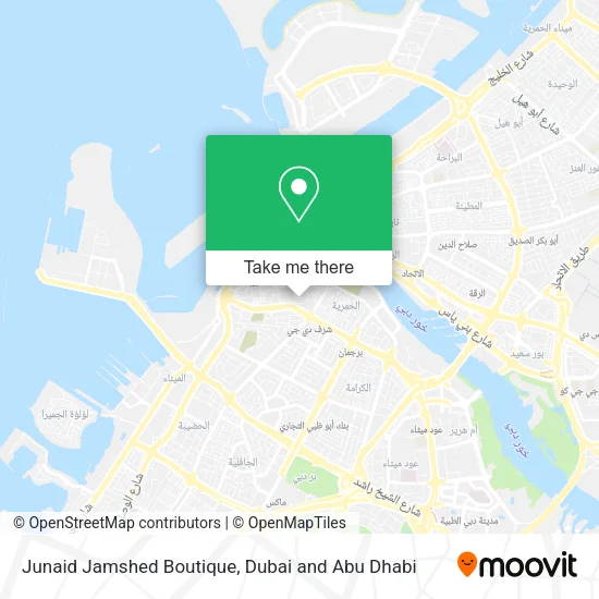 Junaid Jamshed Boutique map