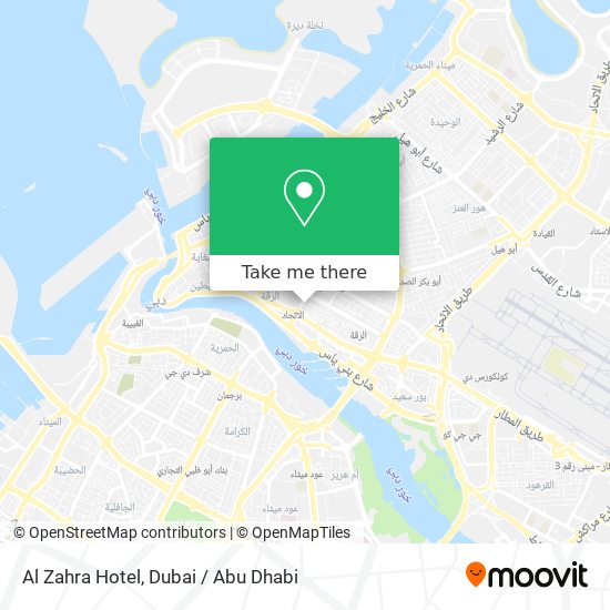 Al Zahra Hotel map