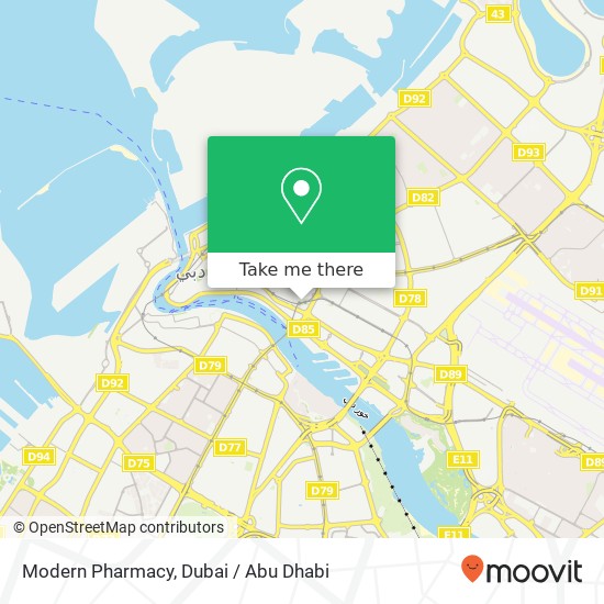 Modern Pharmacy map
