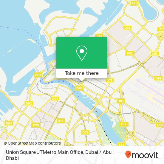 Union Square JTMetro Main Office map