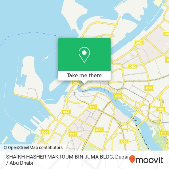SHAIKH HASHER MAKTOUM BIN JUMA BLDG map