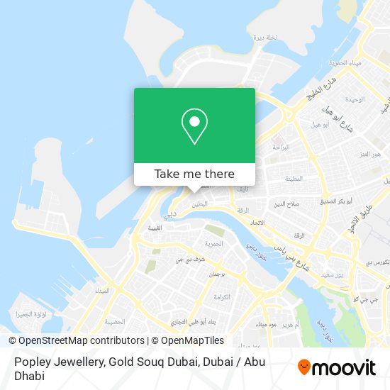 Popley Jewellery, Gold Souq Dubai map