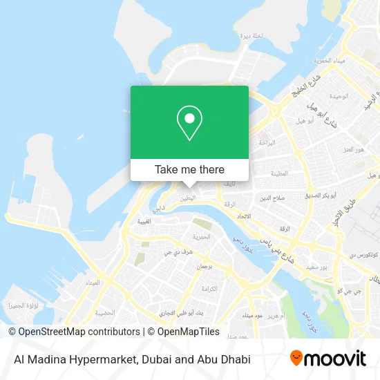 Al Madina Hypermarket map
