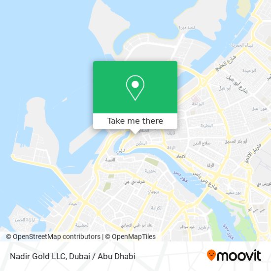 Nadir Gold LLC map