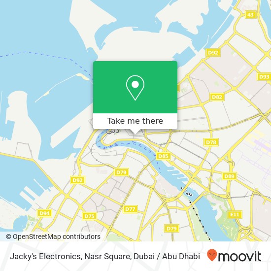 Jacky's Electronics, Nasr Square map