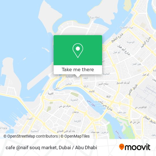 cafe @naif souq market map
