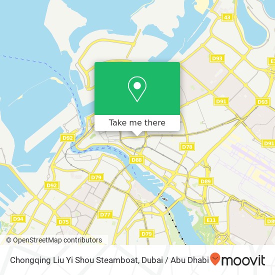 Chongqing Liu Yi Shou Steamboat map