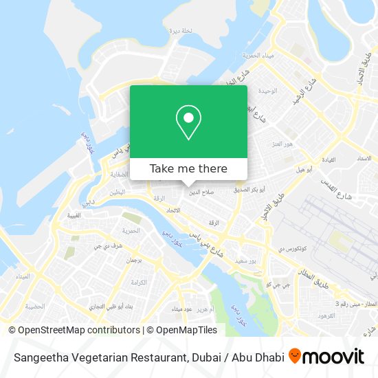 Sangeetha Vegetarian Restaurant map