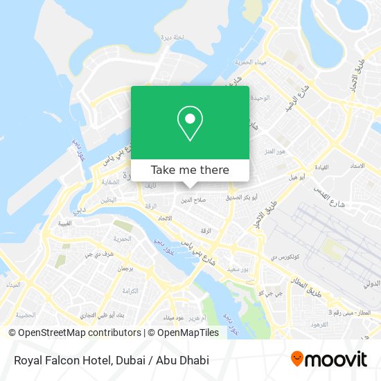 Royal Falcon Hotel map