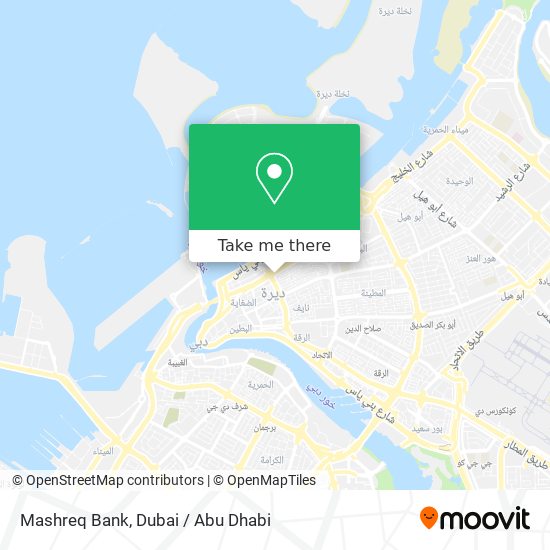 Mashreq Bank map