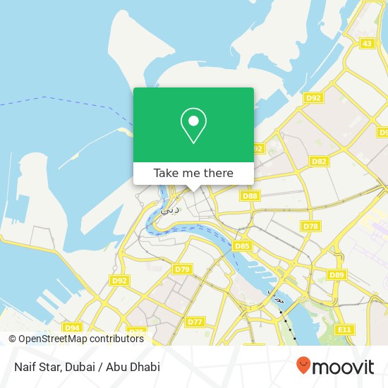 Naif Star map