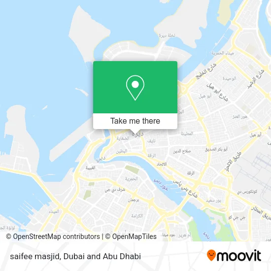 saifee masjid map
