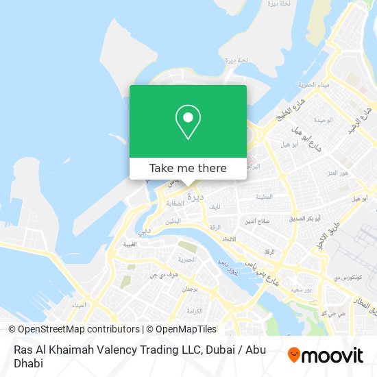 Ras Al Khaimah Valency Trading LLC map