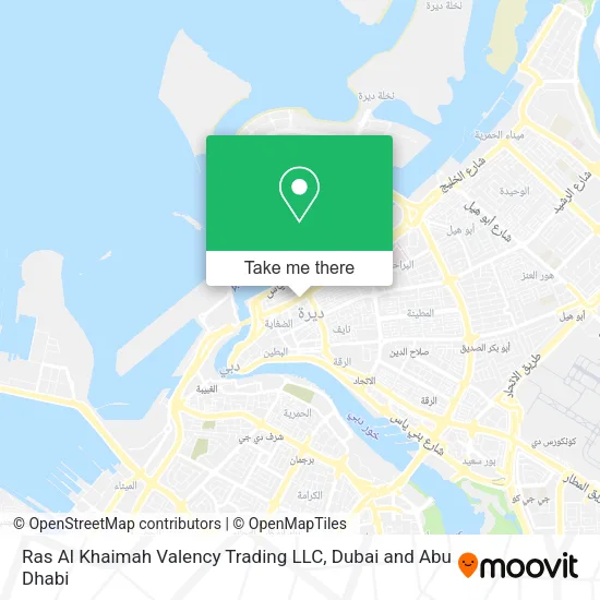 Ras Al Khaimah Valency Trading LLC map